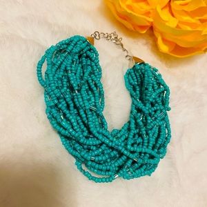 Beautiful turquoise beads bracelet